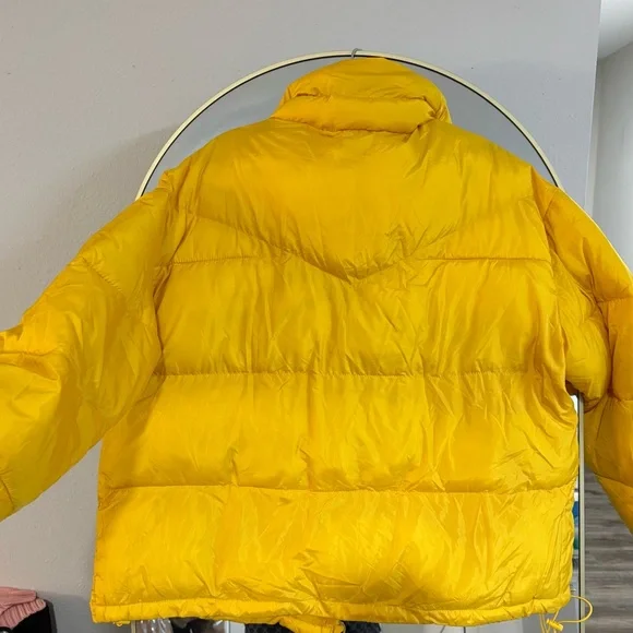 Fashion Nova Bright Yellow Puffer Jacket - Picture 4 of 6